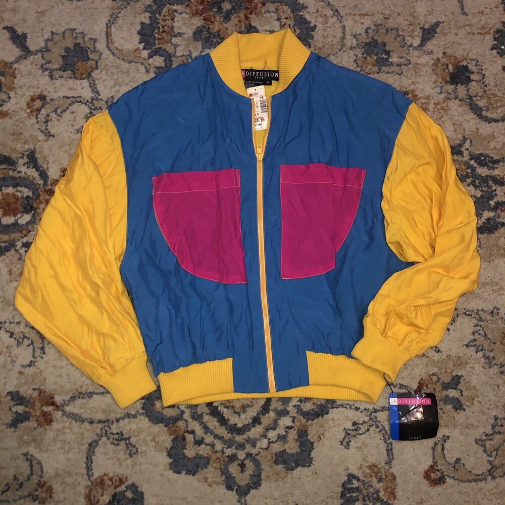 I.B Diffusion Vintage 1990 Womens Jacket Size 4 New With Tags Rare
